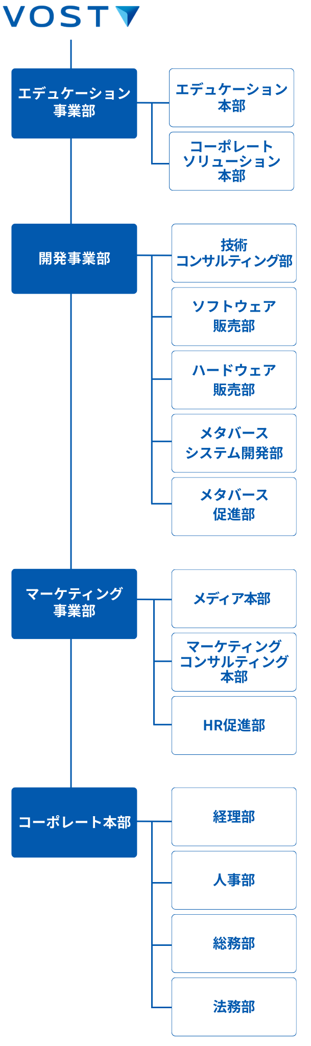 VOSTの組織図